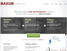 Tablet Screenshot of maxum.pl